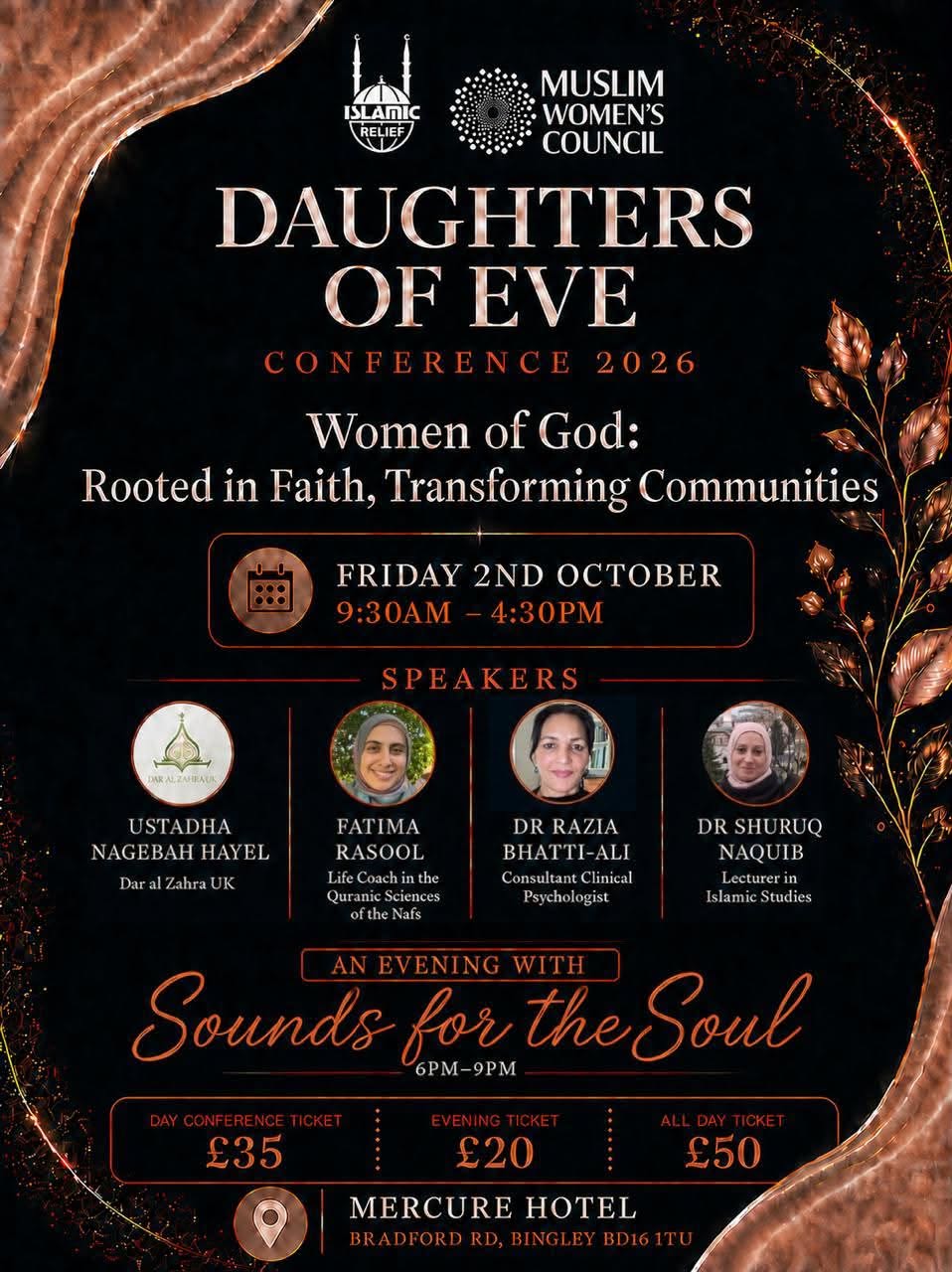 Daughters of Eve Conference 2026 Bradford